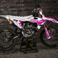 Triumph Dirt Bike Graphics Kit Torch Promo