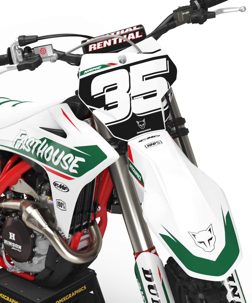 MX-Graphics-Kit-for-GasGas-Dirt-Bike-Dagger-White-Front MX Graphics Kit for GasGas Dirt Bike Dagger White Front