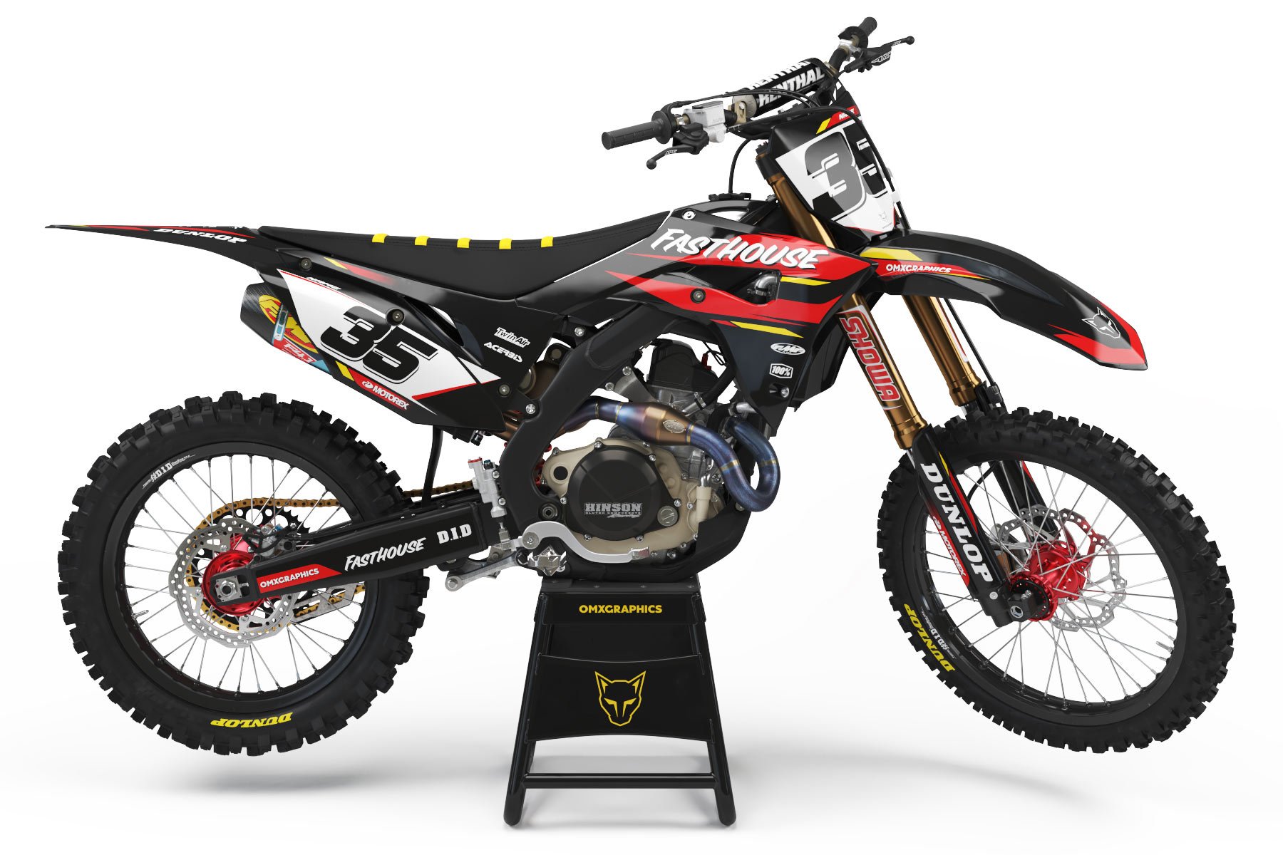 MX-Graphics-Kit-for-Honda-Dirt-Bike-Dagger MX Graphics Kit for Honda Dirt Bike Dagger