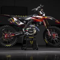 MX Graphics Kit for Honda Dirt Bike Dagger Image