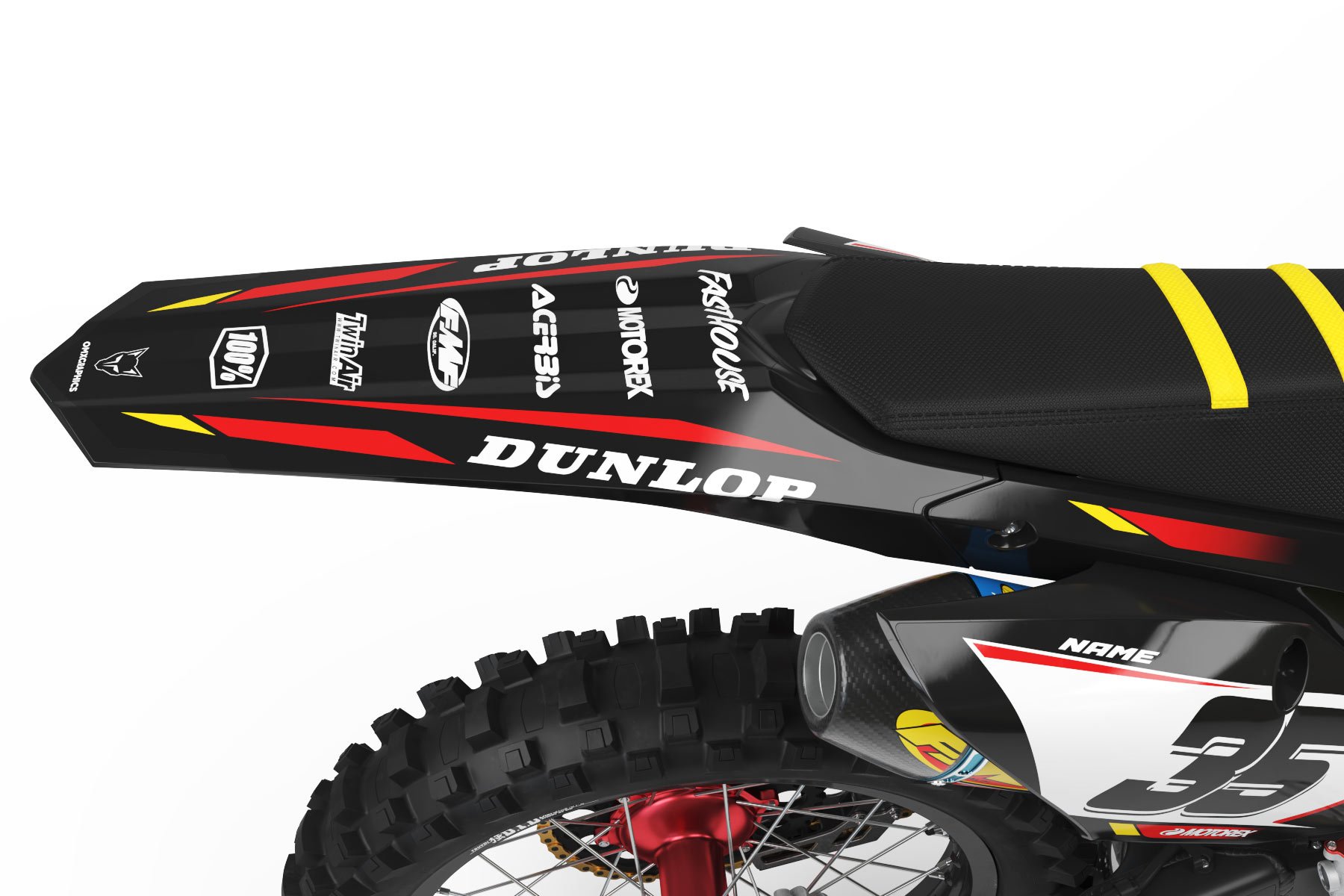 MX-Graphics-Kit-for-Honda-Dirt-Bike-Dagger-Tail MX Graphics Kit for Honda Dirt Bike Dagger Tail