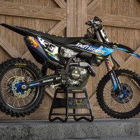 MX Graphics Kit for Husqvarna Dirt Bike Dagger Image