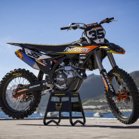 MX Graphics Kit for KTM Dirt Bike Dagger Image