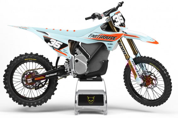 MX Graphics Kit for Stark Varg Dirt Bike Dagger Blue