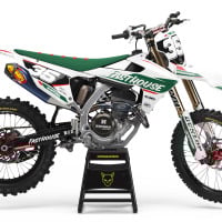 MX Graphics Kit for Triumph Dirt Bike Dagger White