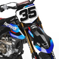 MX Graphics Kit for Yamaha Dirt Bike Dagger Front