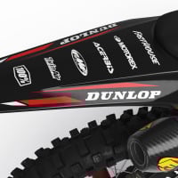 MX Graphics Kit for GasGas Dirt Bike Dagger Back