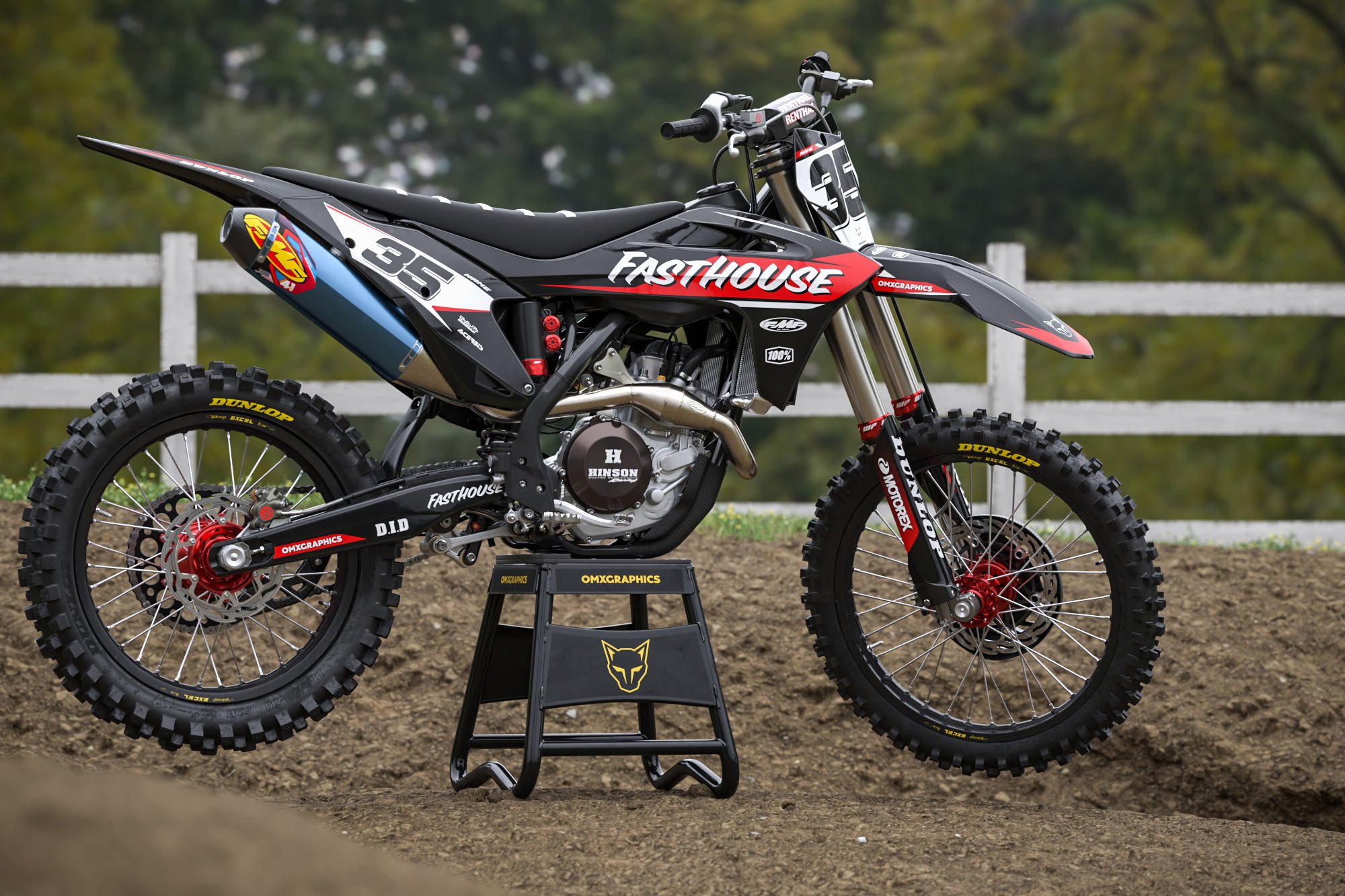 MX Graphics Kit for GasGas Dirt Bike Dagger Image