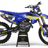 MX Graphics Kit for Husqvarna Dirt Bike Dagger Blue