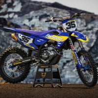 MX Graphics Kit for Husqvarna Dirt Bike Dagger Blue Image