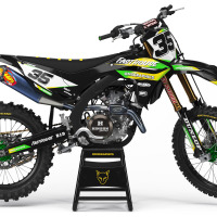 MX Graphics Kit for Kawasaki Dirt Bike Dagger