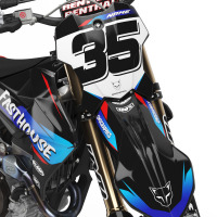 MX Graphics Kit for Triumph Dirt Bike Dagger Front