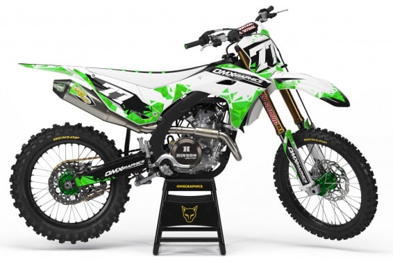 Dirt Bike Graphics For Kawasaki Bike - Crack