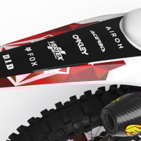 Dirt Bike Graphics Kit for GasGas - Crack 3