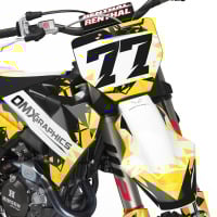 Dirt Bike Graphics Kit for Husqvarna - Crack 2