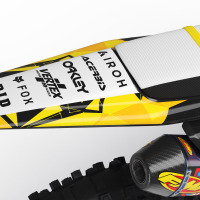 Dirt Bike Graphics Kit for Husqvarna - Crack 3