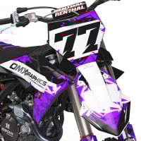 Dirt Bike Graphics Kit for KTM - Crack 2