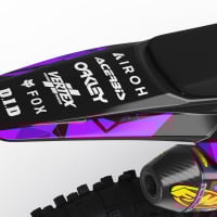 Dirt Bike Graphics Kit for KTM - Crack 3