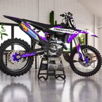 Dirt Bike Graphics Kit for KTM - Crack Promo