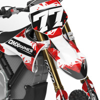 Dirt Bike Graphics Kit for Stark Varg - Crack 2