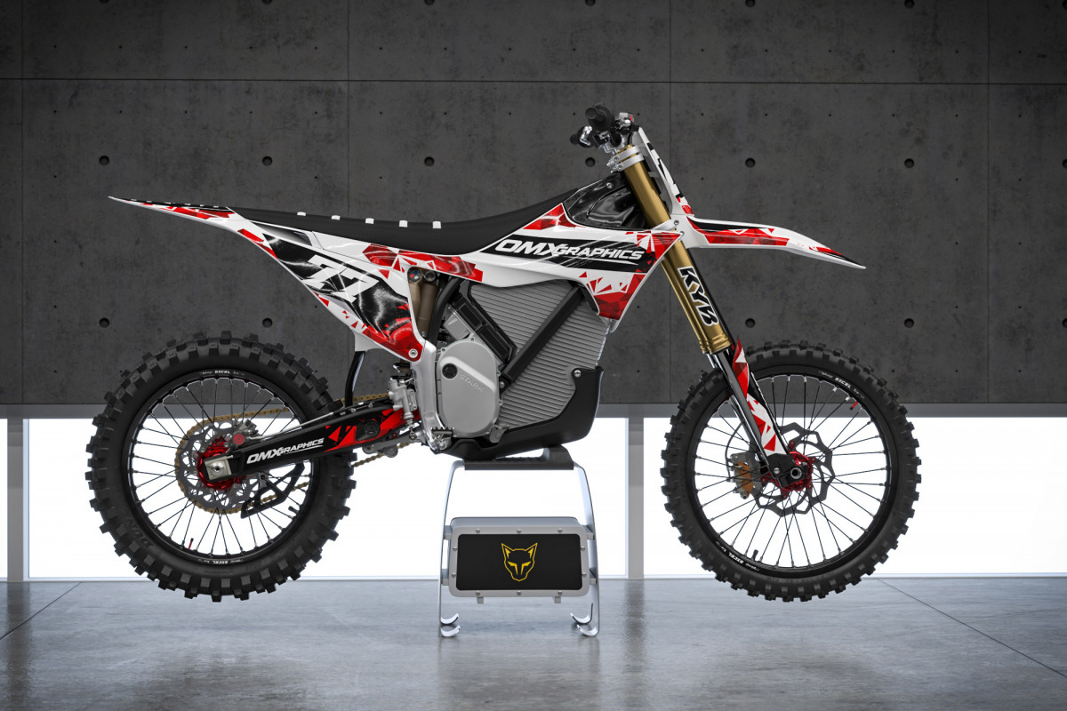 Dirt Bike Graphics Kit for Stark Varg - Crack Promo