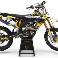 Dirt Bike Graphics Kit for Suzuki - Crack