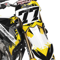 Dirt Bike Graphics Kit for Triumph - Crack 2