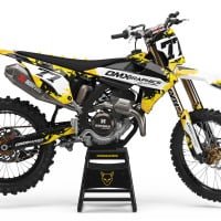 Dirt Bike Graphics Kit for Triumph - Crack