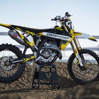 Dirt Bike Graphics Kit for Triumph - Crack Promo