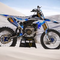 Dirt Bike Graphics Kit for Yamaha - Crack Promo