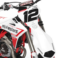 GasGas Mx Graphics Kit Installed on GasGas Dirt Bike - Payback 1