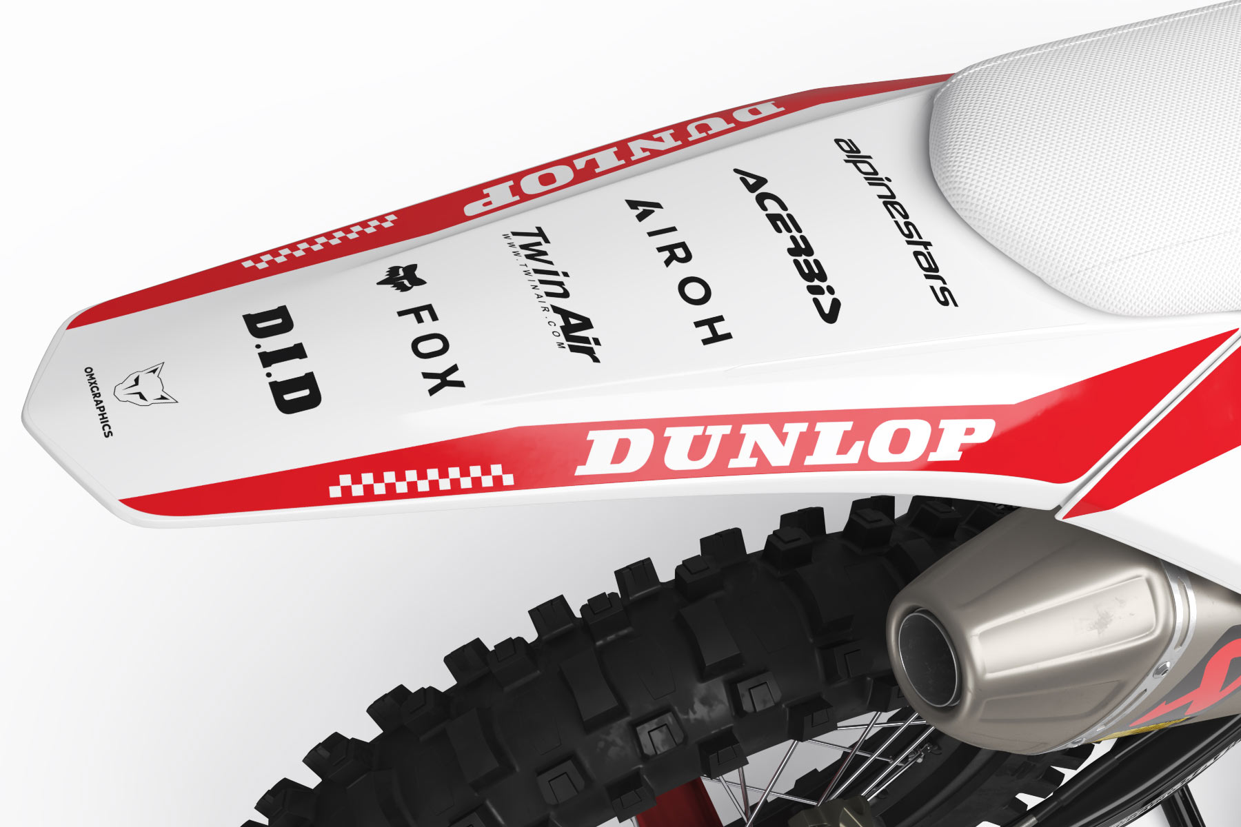 GasGas Mx Graphics Kit for GasGas Dirt Bike - Payback 2 GasGas Mx Graphics Kit Installed on GasGas Dirt Bike - Payback 2