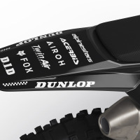 KTM Dirt Bike Graphics Kit Installed on KTM Mx Bike Payback 2