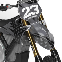 Dark MX Graphics Kit for Stark Varg Installed on Stark Varg Dirt Bike 1