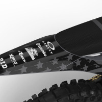 Dark MX Graphics Kit for Stark Varg Installed on Stark Varg Dirt Bike 2