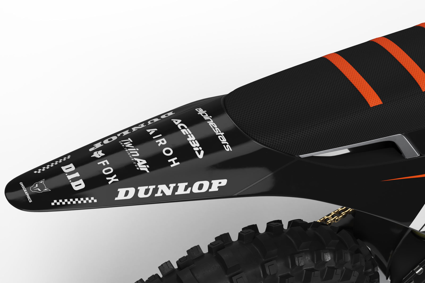 Graphics Kit for Stark Varg - Payback 2 Stark Varg Graphics Kit Installed On Stark Varg Dirt Bike 2