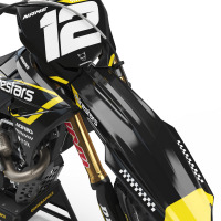 Suzuki Dirt Bike Graphics Installed on Suzuki Mx Bike Payback 1