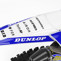 Yamaha Dirt Bike Graphics Installed on Yamaha Mx Bike 2