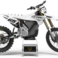 Stark Varg Graphics Kit Installed on a Stark Varg Dirt Bike