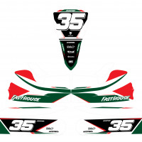 Go Kart Graphics Kit Dagger Layout