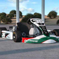 Go Kart Graphics Kit Dagger Installed on a Karting Livery Promo