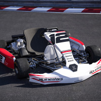 Go Kart Graphics Kit Payback Installed on a Karting Livery Promo