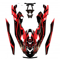 Force Jet Ski Graphics Kit Layout