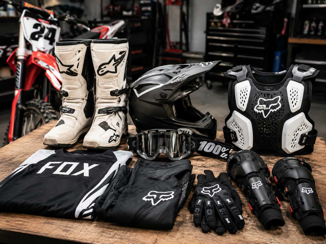 Preparing-motocross-riding-gear