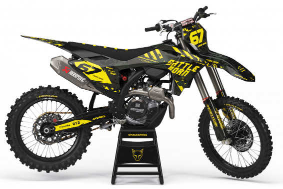 Airborne Black - Graphics Kit for GasGas