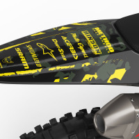 Airborne Black - Graphics Kit for GasGas Tail