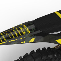 Airborne Black - Graphics Kit For Stark Varg Tail