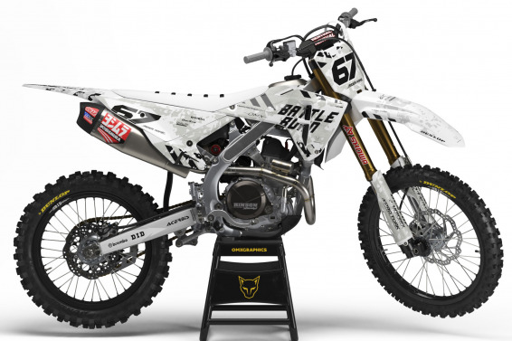 Airborne White - Graphics Kit for Honda