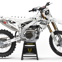Airborne White - Graphics Kit For Yamaha