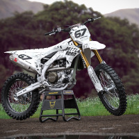 Airborne White - Graphics Kit For Yamaha Promo